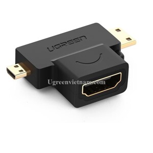 Đầu chuyển HDMI sang Micro HDMI và Mini HDMI Ugreen 20144