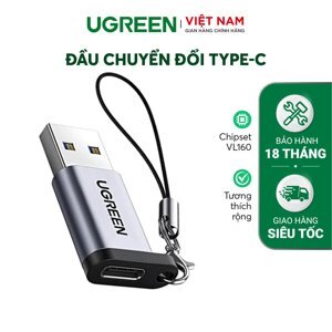 Đầu chuyển USB 3.0 to Type-C Ugreen 50533