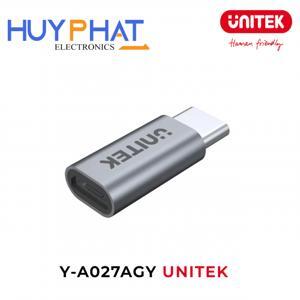 Đầu chuyển USB 3.1 USB Type-C Sang Micro USB Unitek Y-A027AGY