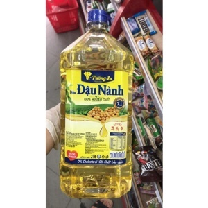 Dầu đậu nành 100% nguyên chất Tường An can 2 lít