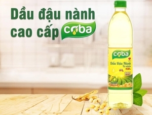 Dầu đậu nành tự nhiên Coba chai 1 lít