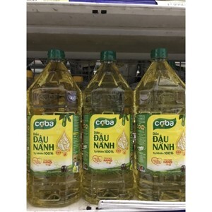 Dầu đậu nành tự nhiên Coba chai 2 lít