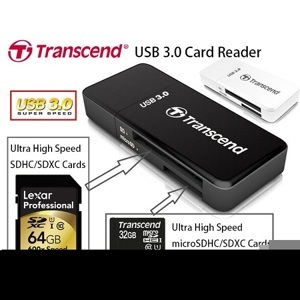 Đầu đọc thẻ nhớ Transcend RDF5K USB3.0