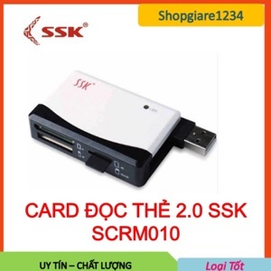 Đầu đọc thẻ nhớ USB 2.0 SSK SCRM010