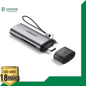 Đầu đọc thẻ SD/TF USB type-C Ugreen 50704