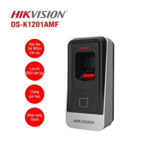 Đầu đọc vân tay tích hợp đọc thẻ Mifare Hikvision DS-K1201AMF