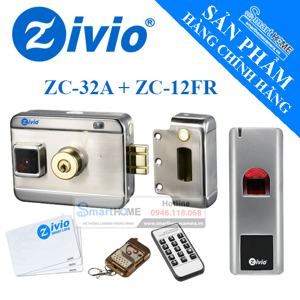 Đầu đọc vân tay và thẻ từ có dây ZIVIO ZC-12FR