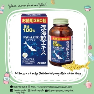 Dầu gan cá mập Orihiro loại 180 viên Nhật Bản