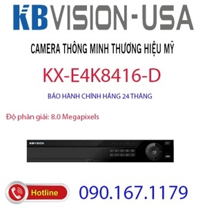 Đầu ghi hình 16 kênh 5 in 1 KBVISION KX-E4K8416-D