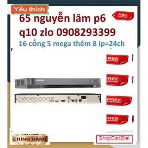 Đầu ghi hình 16 kênh HDTVI Hikvision DS-7216HQHI-K1