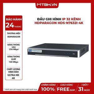 Đầu ghi hình 32 kênh IP Paragon HDS-N7632I-4K