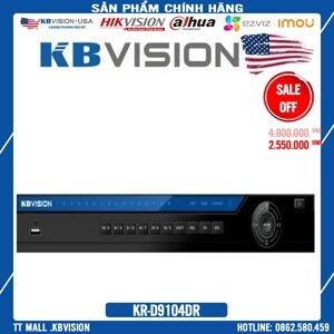 Đầu ghi hình 4 kênh 5 in 1 KBVISION KR-D9104DR