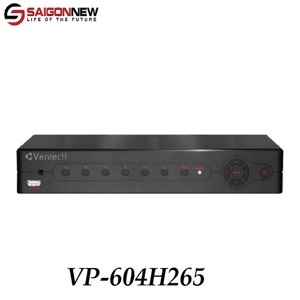 Đầu ghi hình 4 kênh IP Vantech VP-604H265