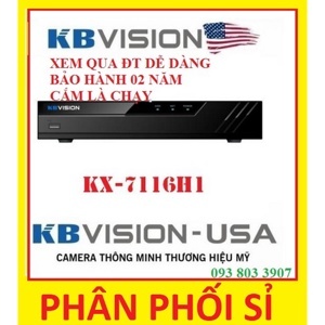 Đầu ghi hình 5 IN1 4 Kênh Kbvision KX-C7116H1