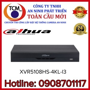 Đầu ghi hình 5in1 Dahua XVR5108HS-4KL - 8 kênh