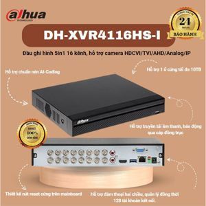 Đầu ghi hình 5in1 H.265 Dahua XVR4116HS-X - 16 kênh