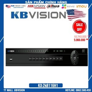 Đầu ghi hình 5in1 Kbvision KX-2K8116H1 - 16 kênh