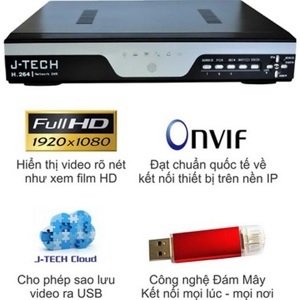 Đầu ghi hình 8 kênh IP J-TECH JT-HD1008