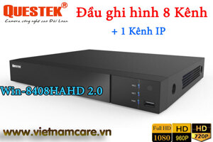 Đầu ghi hình AHD 8 kênh Questek Win-8408HAHD 2.0