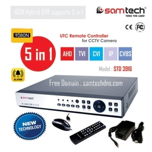 Đầu ghi hình AHD Samtech STD-3916 - 16 kênh