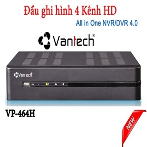 Đầu ghi hình All in One NVR/DVR 4 kênh Vantech VP-464H