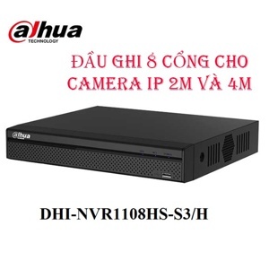 Đầu ghi hình camera IP 8 kênh DAHUA DHI-NVR1108HS-S3/H