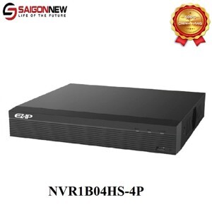 Đầu ghi hình camera IP Dahua NVR1B04HS-4P - 4 kênh