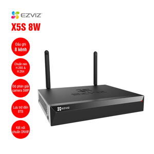 Đầu ghi hình camera IP Ezviz CS-X5S-8W - 8 kênh