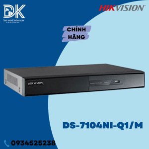 Đầu ghi hình camera IP Hikvision DS-7104NI-Q1/M - 4 kênh