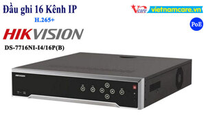 Đầu ghi hình camera IP Hikvision DS-7716NI-I4/16P(B) - 16 kênh