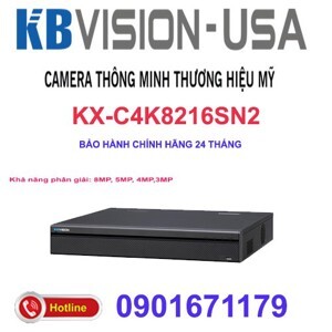 Đầu ghi hình camera IP Kbvision KX-C4K8216SN2 - 16 kênh