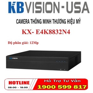 Đầu ghi hình camera IP Kbvision KX-E4K8832N4 - 32 kênh