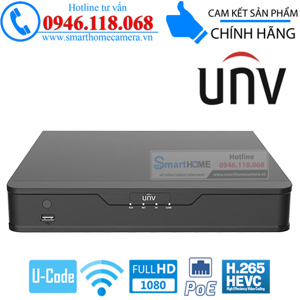 Đầu ghi hình camera IP UNV NVR301-08B - 8 kênh