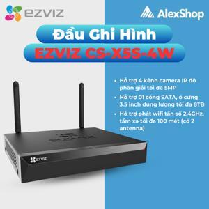 Đầu ghi hình camera IP wifi Ezviz CS-X5S-4W - 4 kênh