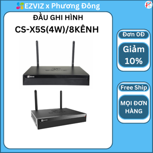 Đầu ghi hình camera IP wifi Ezviz CS-X5S-4W - 4 kênh