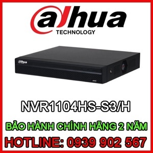 Đầu ghi hình Dahua NVR NVR1104HS-S3/H