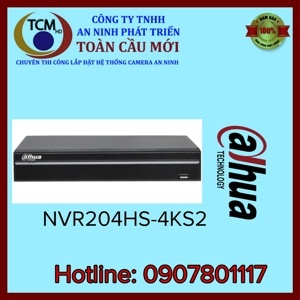 Đầu ghi hình Dahua NVR204HS-4KS2