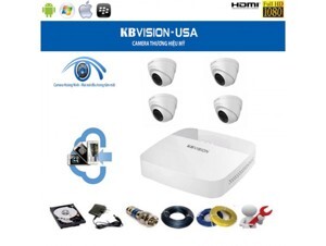 Đầu ghi hình HDCVI 4 kênh KBVision KX-7104TD4