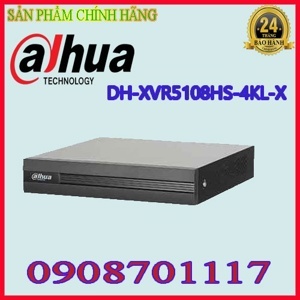 Đầu ghi hình HDCVI Dahua XVR5108HS-4KL-X - 8 kênh