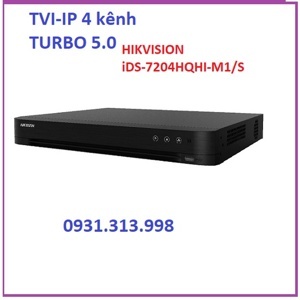 Đầu ghi hình HDTVI turbo 5.0 4 kênh Hikvision iDS-7204HQHI-M1/S