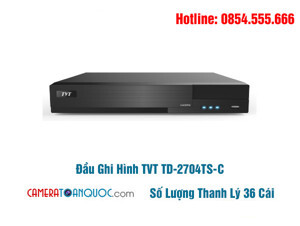 Đầu ghi hình Hybrid TVT TD-2704TS-C - 4 kênh