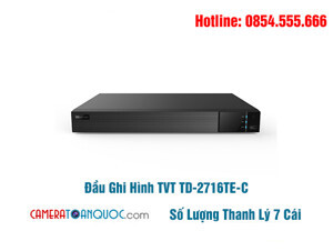 Đầu ghi hình Hybrid TVT TD-2716TE-C - 16 kênh