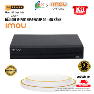 Đầu ghi hình iMOU N14P 4 kênh IP POE