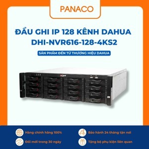 Đầu ghi hình IP 128 kênh Dahua NVR616-128-4KS2 (16 HDD)