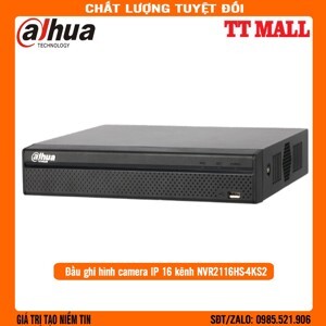 Đầu ghi hình IP Dahua NVR2116HS-4KS2 - 16 kênh