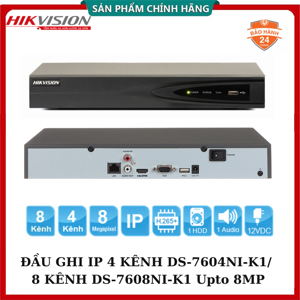 Đầu ghi hình IP Hikvision DS-7608NI-K1(B) - 8 kênh