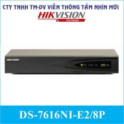 Đầu ghi hình IP Hikvision DS-7616NI-E2/8P - 16 kênh