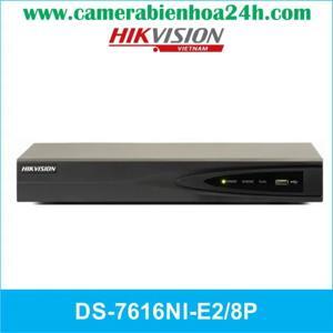 Đầu ghi hình IP Hikvision DS-7616NI-E2/8P - 16 kênh