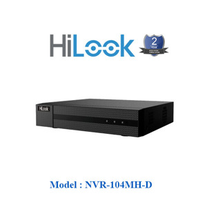 Đầu ghi hình IP HiLook NVR-104MH-D - 4 kênh