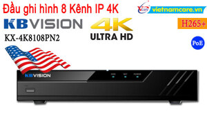 Đầu ghi hình IP Kbvision KX-4K8108PN2 - 8 kênh